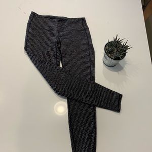Athleta Blsck Herringbone Leggings